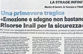 MCL Firenze; morti sul lavoro, una campagna di sensibilizzazione e sollecitazione